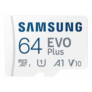 Samsung micro SDXC karta 64GB EVO Plus + SD adaptér; MB-MC64KA/EU