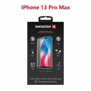 Swissten sklo ultra durable 3D full glue glass Apple iPhone 13 Pro Max černé; 64701889