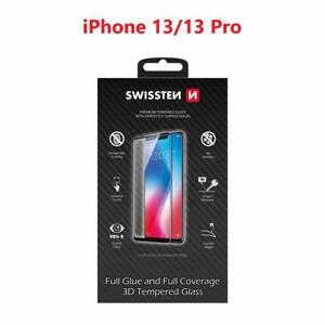 Swissten sklo ultra durable 3D full glue glass Apple iPhone 13/13 Pro černé; 64701890
