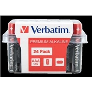 Verbatim AAA Alkalická Baterie 24 Pack / LR03 49504; 49504