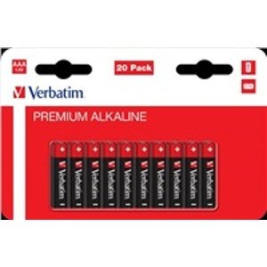 Verbatim AAA Alkalická Baterie 20 Pack / LR03 49876; 49876