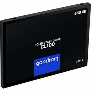 GoodRam SSD CL100 GEN.3 960GB 2.5inch SATA3 540/460MB/s; SSDPR-CL100-960-G3