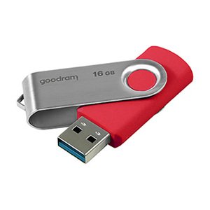 GoodRam Flash Disk 16GB UTS3, USB 3.0, červená; UTS3-0160R0R11