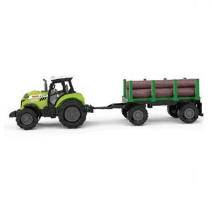 Rappa Traktor se zvukem a světlem s vlečkou na dřevo; 217614
