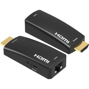 PremiumCord HDMI FULL HD 1080p extender na 50m přes jeden kabel Cat5e/6; khext50-10