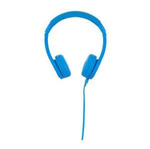 BuddyPhones Explore+  dětská drátová sluchátka s mikrofonem, světle modrá; BP-EXPLOREP-BLUE
