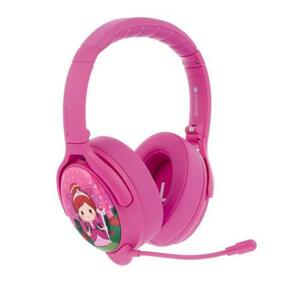 BuddyPhones Cosmos+  dětská bluetooth sluchátka s odnímatelným mikrofonem, růžová; BT-BP-COSMOSP-PINK