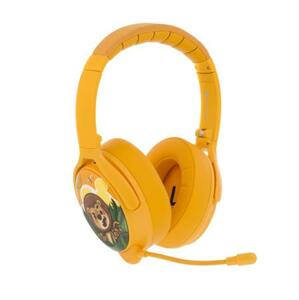 BuddyPhones Cosmos+  dětská bluetooth sluchátka s odnímatelným mikrofonem, žlutá; BT-BP-COSMOSP-YELLOW