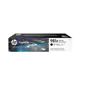 HP 981X (L0R12A, černá) - inkoust pro HP PageWide Enterprise Color MFP 586; PageWide Managed Color E55650, 11.000str.; L0R12A
