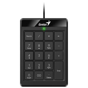 Genius NumPad 110/ Drátová/ USB/ slim design/ černá; 31300016400