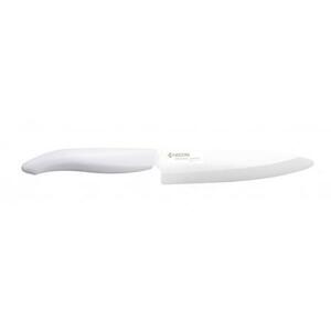 Kyocera keramický nůž s bílou čepelí, 13 cm dlouhá čepel, bílá plastová rukojeť; FK-130WH-WH
