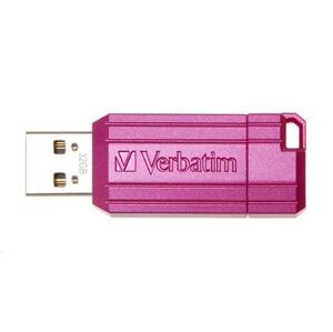 Verbatim Flash Disk 32GB Hi-Speed Store 'n' Go, Pinstripe, USB 2.0, Hot růžová; 49056