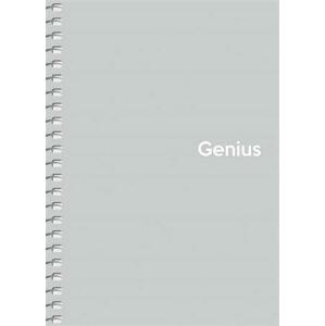 SHKOLYARYK Spirálový sešit "Genius Pastel", mix motivů, čtverečkovaný, A6, 80 listů, PP desky A6-08; SB806805K