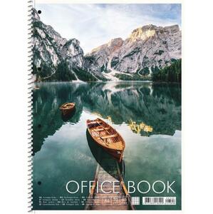 SHKOLYARYK Spirálový sešit "Office book", mix, A4+, čtverečkovaný, 80 listů; SB806502K