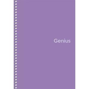 SHKOLYARYK Spirálový sešit "Genius", mix motivů, čtverečkovaný, A5, 80 listů, PP desky A5-080-6806K; SB806806K