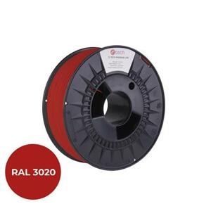 C-TECH Premium Line - tisková struna (filament), PLA, dopravní červená, RAL3020, 1,75mm, 1kg; 3DF-P-PLA1.75-3020