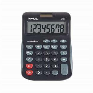 Maul Kalkulačka "MJ 550", šedá-černá, stolní, 8 číslic, 7263490; SZMJ550F