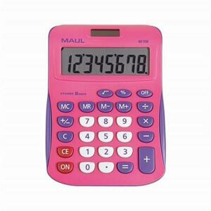 Maul Kalkulačka "MJ 550", růžová-fialová, stolní, 8 číslic, 7263422; SZMJ550P