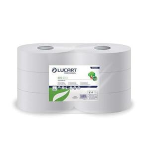 Lucart Toaletní papír "Eco", bílý, 170 m, průměr 23 cm, 2 vrstvý ; UBC12