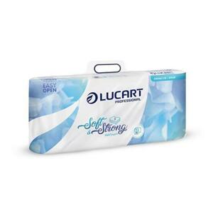 Lucart Toaletní papír "Soft and Strong", bílá, třívrstvý, malé role, 10 rolí; UBC39