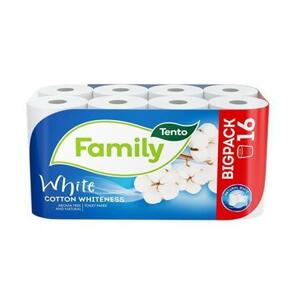 Tento Toaletní papír "Family White", 16 rolí, 2-vrstvý; KHH755