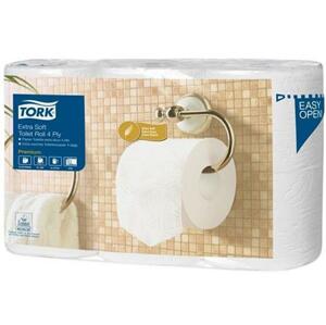 Tork Toaletní papír "Premium", bílá, T4 systém, 4- vrstvý, 19,5 m, extra jemný ; KHH490