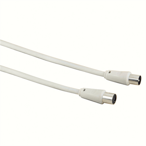 Hama anténní kabel 75dB, bílý, 7,5m, sáček; 45163