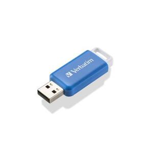 Verbatim 64GB USB Flash 2.0 DataBar modrý; 49455
