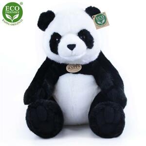 Rappa Plyšová panda sedící 31 cm ECO-FRIENDLY; 130302