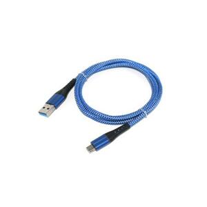 Crono kabel USB 2.0/  USB A samec - USB C, 1,0m, modrý high premium; F191cBLUE