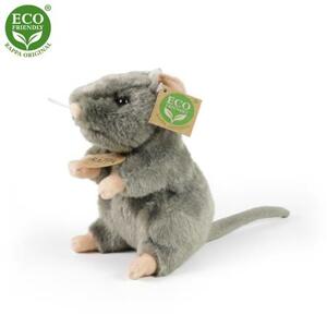 Rappa plyšová myš sedící 16 cm ECO-FRIENDLY; 220904