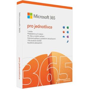 Microsoft 365 Personal CZ, 1 rok, nová licence; QQ2-01393