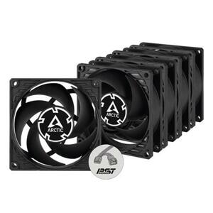 Arctic P8 PWM PST Case Fan - 80mm case fan with PWM control and PST cable - Pack of 5pcs; ACFAN00154A