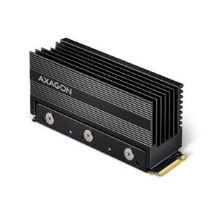 Axagon CLR-M2XL, hliníkový pasivní chladič pro oboustranný M.2 SSD disk, výška 36 mm; CLR-M2XL