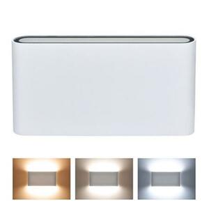 Solight LED venkovní nástěnné osvětlení Modena, 12W, 680lm, 120°, bílá; WO800-W