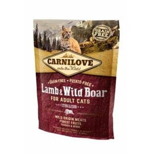 Carnilove Cat Lamb & Wild Boar Adult Sterilised 400g; 80781