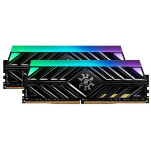 ADATA XPG D41/DDR4/16GB/3200MHz/CL16/2x8GB/RGB/Black; AX4U32008G16A-DT41