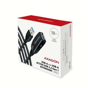 Axagon ADR-310, USB 3.2 Gen 1 A-M -> A-F aktivní prodlužovací / repeater kabel, 10m; ADR-310