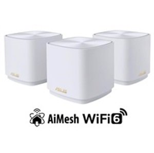 Asus ZenWiFi XD4 Plus 3-pack white Wireless AX1800 Dual-band Mesh WiFi 6 System; 90IG07M0-MO3C40