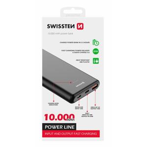 Swissten power line power bank 10000 mAh 20W power delivery black; 22013912