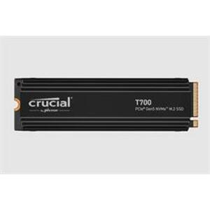 Crucial SSD 1TB T700 PCIe Gen5 NVMe TLC M.2 s chladičem; CT1000T700SSD5