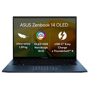 Asus Zenbook 14 OLED UX3402ZA i5-1240P 14" 2880x1800 T 16GB 512GB SSD Iris Xe W11H Blue 2R; UX3402ZA-OLED695W
