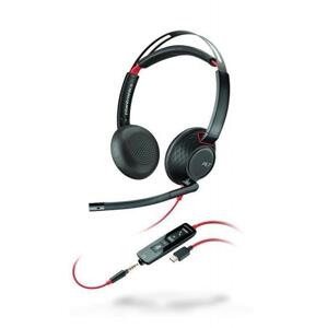 Plantronics Blackwire 5220, USB-C, náhlavní souprava na obě uši se sponou; 207586-201