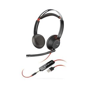 POLY Blackwire C5220 USB-A 5200 Series Headset on ear USB & 3.5mm jack; 207576-201