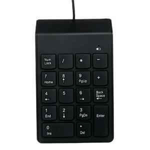 Numerická klávesnice GEMBIRD KPD-U-03, USB, černá; KPD-U-03