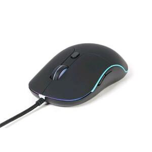 Myš GEMBIRD MUS-UL-02, podsvícená, černá, 2400DPI,  USB; MUS-UL-02