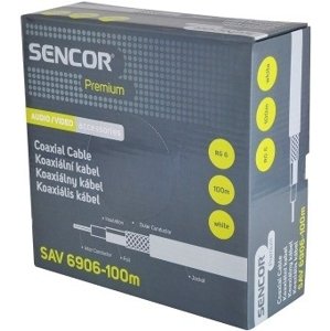 Sencor SAV 6906-100m Koax. kabel RG-6; SAV 6906-100m
